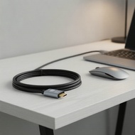 High-Res 4K USB-C to HDMI Adapter Cable for MacBook/Laptop/Projector