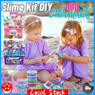 SG in Stock Slime Kit Slime DIY Making Kit For Girls Boys Ice Cream Slime Mermaid Slime Sweet Treat 