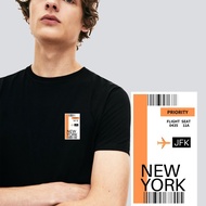 New York Flight Ticket Boarding Pass Tees Adult Unisex Cotton T-Shirts