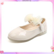 [READY STOCK] 1-7y Princess Sweet Black White Glossy Soft Comfortable Dinner Outing Cover Shoe (size