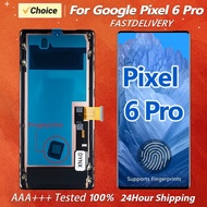 6.7'' AMOLED Display For Google Pixel 6 Pro For GLUOG G8VOU LCD With Bracket Display Touch Screen Di