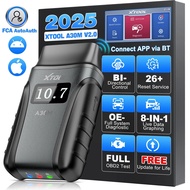 XTOOL A30M A30D Lifetime Free Update OBD2 Scanner for All Car Bluetooth Car Diagnostic Scanner CANFD