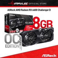 ASRock AMD Radeon RX 6600 Challenger D 8GB OC Graphic Card