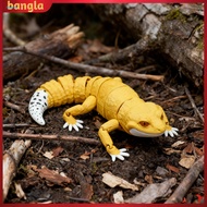 bangla|  3d Printed House Lizard Sculpture Articulated Leopard Gecko Figurine 3d Printed Model with 