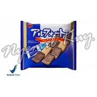 Bourbon Alfort Chocolate Japan Family Size - Bourbon Alfort FS Dark Choco Milk Choco - Cokelat Bisku