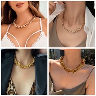 Fashion Chunky Chain Necklace Women Simple Toggle Clasp Chain Necklace For Women Jewelry