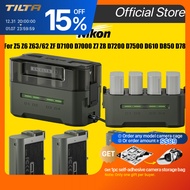 TILTA EN-EL15C Camera Battery Charger Case Set 4 Channel 2400mAh Camera Battery for Nikon Z5 Z6 Z63/