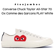 รองเท้า Converse Chuck Taylor All-Star 70s Low Ox Comme Des Garcons PLAY White 38 One