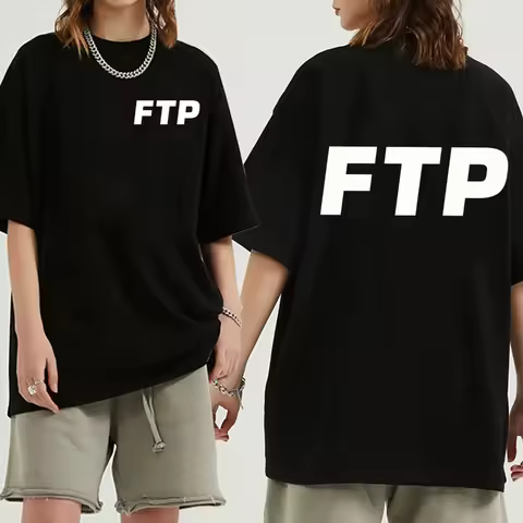 2024 Suicideboy Ftp T-shirt Men's and Women's Harajuku Rap Harajuku Music O-Neck Short Sleeve Shirt