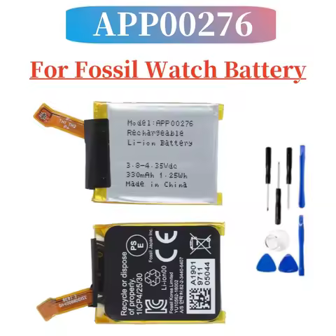 New Original APACK APP00276 A1901 YU10562-18002 Replacement Smart Watch Battery for Fossil Watch +fr