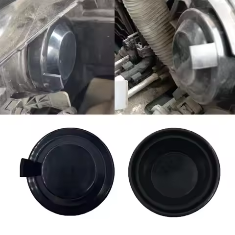 1/2X Headlight Seal Cover Dust Cap Lid For Vw Passat B7 Polo 4 9N Touran Jetta 5 For Skoda Octavia 2