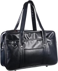 Portable Commuter Bag Laptop Bag Leather Shoulder Briefcase Japanese Uniform Bag Laptop Purse Jk Sch