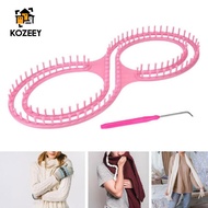 [KOZEEY] 8 Shape Knitting Loom Scarf Loom Versatile Lightweight Scarf Knitter Knitting Tool DIY for 