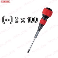 ( Promotion+++) คุ้มที่สุด No.220 ไขควงด้ามบอล-คาดลาย Vessel (ของแท้100%) ราคาดี ไขควง ไขควง ไฟฟ้า ไ