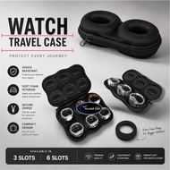 Double Watch Travel Case Storage Holder Box 2 Slot 3 Slot 6 Slot Watch Box Portable Protection Zippe