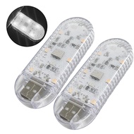 2-pack car LED interior lighting, RGB car interior lighting, colorful LED mood light, LED touch ligh