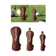 [mojotorw7] Golf Club Head Cover Golf Shaft Protector Fleece Lining Protection Wrap Golf Headcovers 