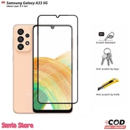 Tempered Glass Samsung A33 5G Full Cover Anti-Scratch Glass Color Samsung A33