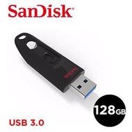 ＊鼎強數位館＊SanDisk Ultra USB 3.0 隨身碟128GB展碁公司貨,讀100MB/s,寫40MB/s 