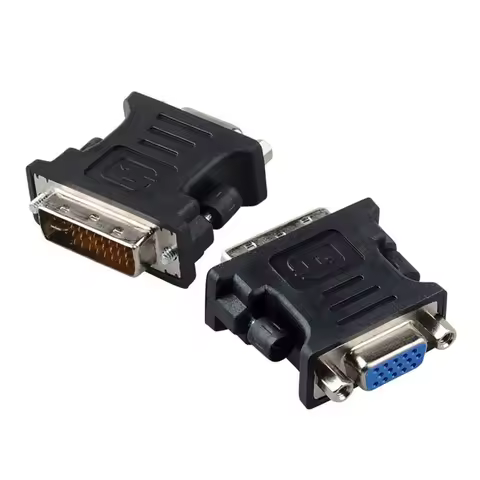 Dvi to vga adapter dvi24+5 to VGA male to female interface to desktop computer adapter