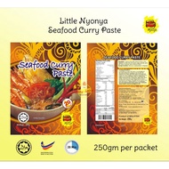 LITTLE NYONYA Pes Kari Seafood Segera / Instant Seafood Curry Paste 250gm [HALAL]