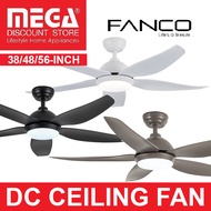 FANCO 38/48/56" GALAXY-5 DC CEILING FAN WITH REMOTE &amp; LIGHT