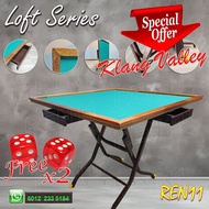 🔥Hot ！🔥3´x 3'  Square Foldable Mahjong Table + Gift(18mm dice x 2) - New - more Stable