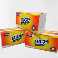 9 PCS Tissue Nice 180 sheet 2 ply Tisu nice 180 sheets Nice facial tissue 180 Sheets 2 Ply tisu nice