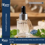 BD SERUM PIPETTE BOTTLE 20MLBENING BD CLEAR 20/ ML BLACK RUBBER SILVERRing SET (BD BENING 20)