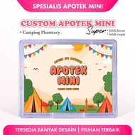 Mini Pharmacy Ready Custom Super Stickers Character Theme Gift - Camping Pharmacy