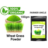 💯 % ORGANIC NATURAL WHEATGRASS POWDER  100gm