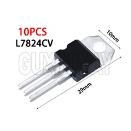 10PCS LM7805 L7805CV/L7806/7808/7809/7812/7815/7818/7824 TO-220 Transistor Voltage Regulator