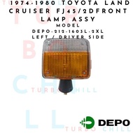 1974-1980 TOYOTA LAND CRUISER FJ45/2DFRONT LAMP ASSY DEPO-212-1603L-2XL LEFT / DRIVER SIDE
