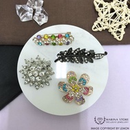 Kerongsang Bahu Diamond Brooch Shoulder Hijab Pin Tudung Mutiara Asli Sabah Muslimah Fashion Jewelle