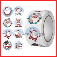 500 Pieces Cartoon Merry Christmas Stickers Gift Envelope Card Packaging Decoration Sealing Label Stickers Confession Stickers Reward Stickers Label Stickers
