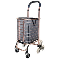 大船回港 玫瑰金六輪爬梯折疊購物車 H-001N-3W 玫瑰金 1個