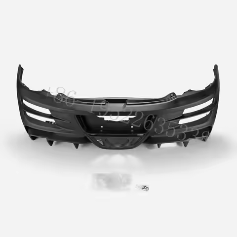 for honda New CRZ 2010-2012 Fiberglass Rear Bumper with Unpainted Black Primer Screws Installation
