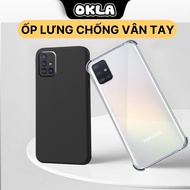 Samsung A31 / A51 / A71 / M51 case, clear, black flexible, shockproof, camera protection