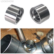 LOOKSHOW Universal Auto Parts Stainless Steel Oxygen Sensor Nut Weld Bung Plug M18x1.5 O2 Sensor Ada