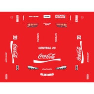 [WHITE TONER] Decal Hotwheels Nissan S15 LBWK Coca-Cola