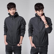 Jaket Uniseks Luar Jaket Motor Lelaki, Bernafas