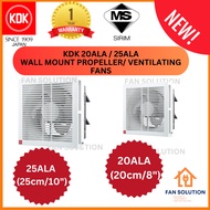 KDK 20ALA (20cm/8") /25ALA (25cm/10") WALL MOUNTED PROPELLER / VENTILATING FAN KDK EXHAUST FAN