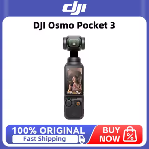 DJI Osmo Pocket 3 Vlogging Camera 1-Inch CMOS &4K/120fps 3-Axis Gimbal Mechanical Stabilization Orig