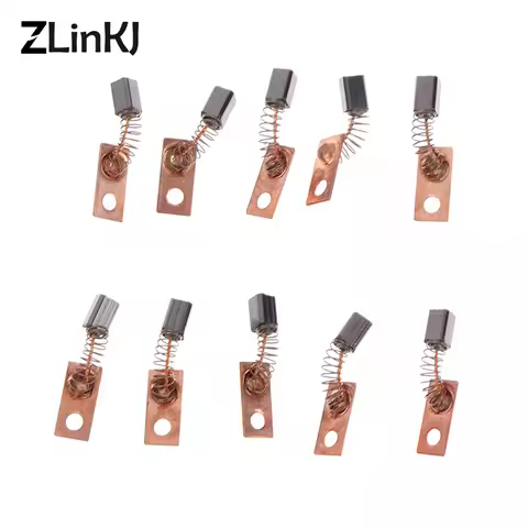 10pcs Electric Motor Carbon Brushes Replace Dental Grinding Machine Micromotor Handpiece 3X3X4.5MM