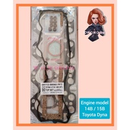 TOYOTA DYNA V116 14B 15B ENGINE TOP & FULL OVERHAUL GASKET SET