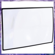 (Y W Z H)Reading support sheet Magnifier Magnifying glass 3-zoom Black