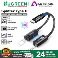 UGREEN Converter Splitter iPhone 15 iPhone 16 16 Pro 16 Pro Max Type C to Jack 3.5mm DAC Open Mic
