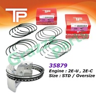 TP Piston Ring Set for Toyota Corolla Corona Starlet EE80 EE90 EE100 1.3 3F 2E-U 2E-C (73.0mm) (3587