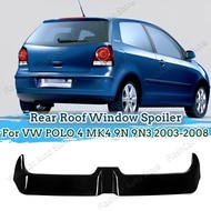 For VW Polo 4 MK4 9N 9N3 2003-2008 ABS Plastic For Oettinger Style Rear Trunk Spoiler Wing ABS Tail