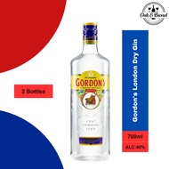 Gordon's London Dry Gin 700ml x 2 Bottles